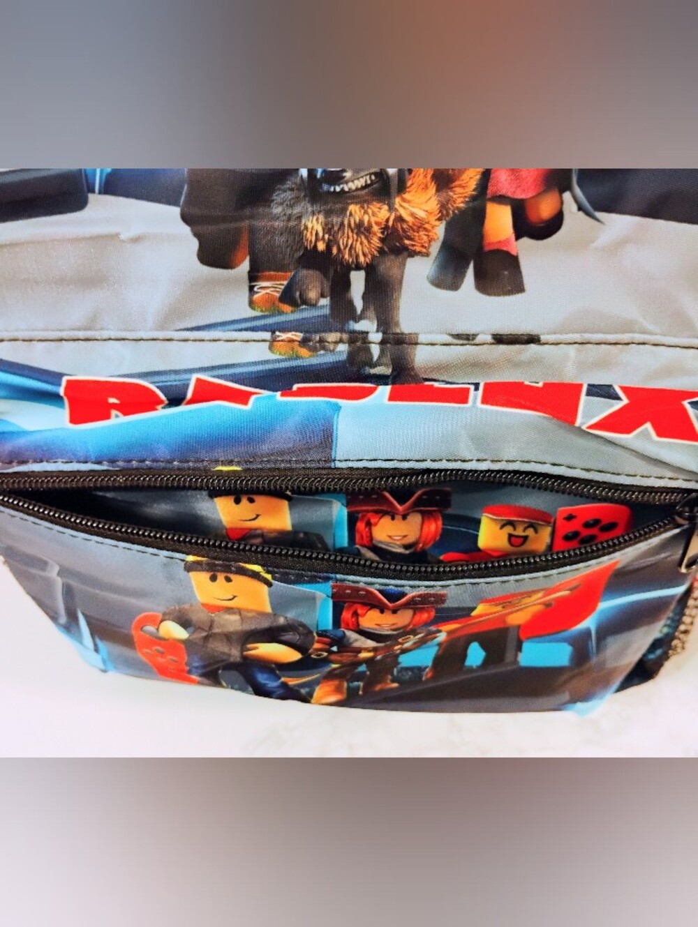 NEW 3FER Roblox Backpack Set w/Pencil Case, Luggage Tag & BONUS - Picture 8 of 16
